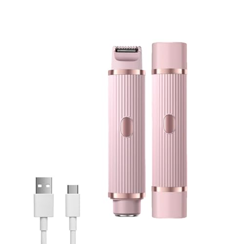 Doppelkopf Schaber 2 In 1 Haare Elektrische Haarschneider Für Frauen Unterarm Privatbereich Bein Körperschere Linie Trimmer von LLINthy