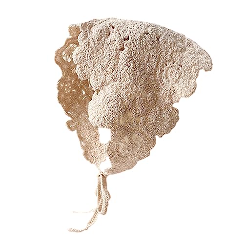 Einzigartige Frauen Blumenhaarband Strickdreieck Schal Sweet Elastic Hairbänder Turban Frühlings Sommerhaarzubehör von LLINthy