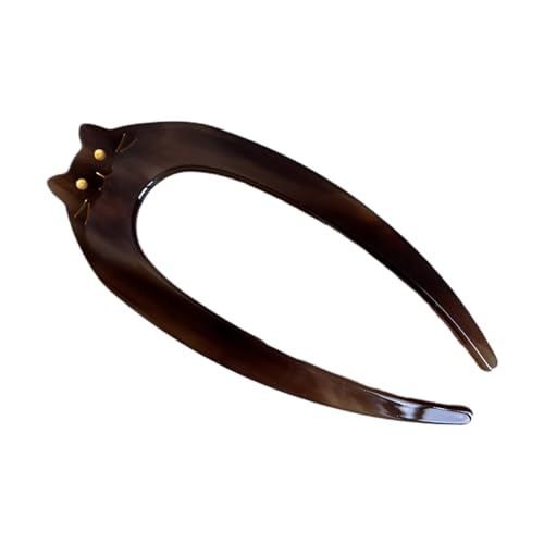 Elegante Essigsäure U Form Haarnadel Süßer Stil Haarnadel Forken Sticks 2 Stecker Pins Haarzubehör Für Haare Frau von LLINthy