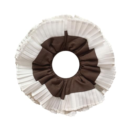 Falten Spitzen Haar Binde Haare Risshaare Doppelschicht Elastische Knackige Spitzenhaarband Für Frauen Mädchen Elegantes Haar Ornament von LLINthy