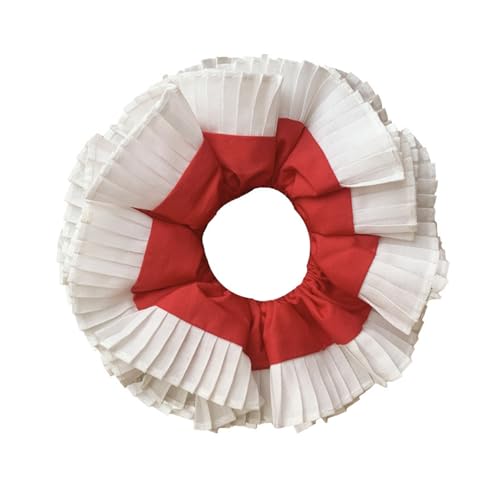 Falten Spitzen Haar Binde Haare Risshaare Doppelschicht Elastische Knackige Spitzenhaarband Für Frauen Mädchen Elegantes Haar Ornament von LLINthy