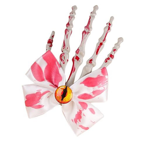 Flache Clip Haarnadel Blutige Einzigartige Halloween Kopfbedeckungen Clip Elegant Bloody Bowknot Hair Clip Foto Requisiten von LLINthy