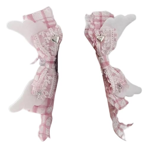 Flügelhaarclip Bögen Balletcore Große Bögen Flacher Clip Balletcore Haarnadelbögen Eleganter Haarclip Für Bündel von LLINthy