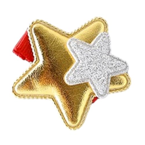 Funkelnde Metallische Sternhaarclip Wunderschöne Glitzer Haarnadel Süße Glühende Haarnadelzubehör Für Frauen von LLINthy