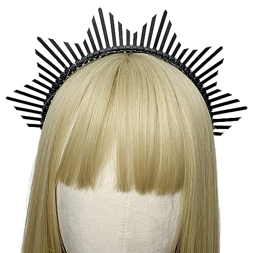 Göttliche Stachelkronhaar Hoop Vintage Festzug Haarzubehör Für Hochzeit Stirnband Brautfoto Requisiten von LLINthy