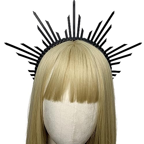 Göttliche Stachelkronhaar Hoop Vintage Festzug Haarzubehör Für Hochzeit Stirnband Brautfoto Requisiten von LLINthy