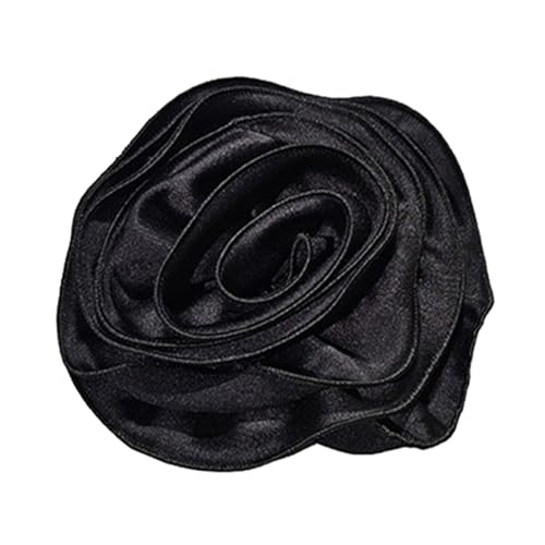 LLINthy Große Blumen Brosche Frauen Brosche Laderal Pin Dress Accessoires Camellia Corsage Pin Brautsicherheit Pin Hochzeitszeichen Elegante Kleidungsdekoration von LLINthy