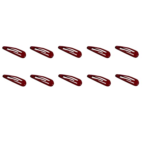 Haarspangen, süße Haarspangen, rote Metall-Haarnadeln, dekorative Kopfbedeckung, Haarnadeln, Haarspangen, 10 Stück von LLINthy