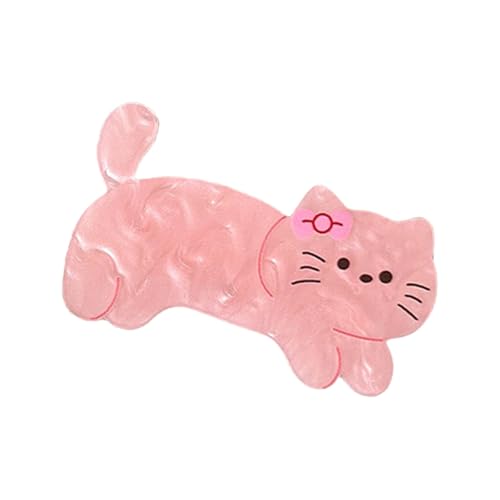 Kätzchen Haarclip Schöne Frauen Kid Haargrips Adorchierbarer Kopfschmuck Barrettes Zum Geburtstag Süße 2000er Mädchen Haarnadeln von LLINthy