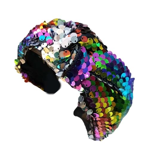 Knotted Stirnband Schimmernde Pailletten Französisches Haarband Für Frauen Mädchen Täglich Gebrauch von LLINthy