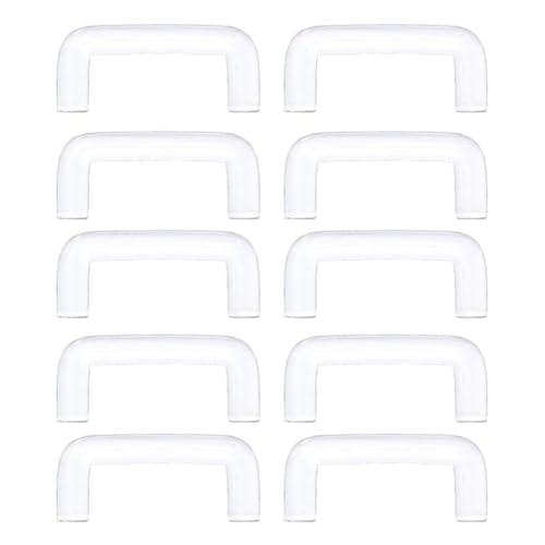 LLINthy 10 Stück U-förmige Piercing-Versteckung Septum-Ringe Retainer Flexible Acryl Nasenhalter Körperschmuck für Frauen Mädchen von LLINthy
