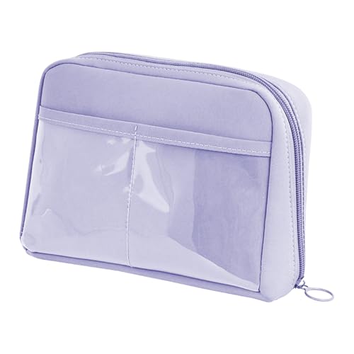 LLINthy 12 Fächer Bleistiftkoffer Hoher Kapazität Bleistiftbeutel Marker Organizer Beutel Kunstversorgungen Beutel Reisekosmetikbeutel Stift Mit Tasche von LLINthy