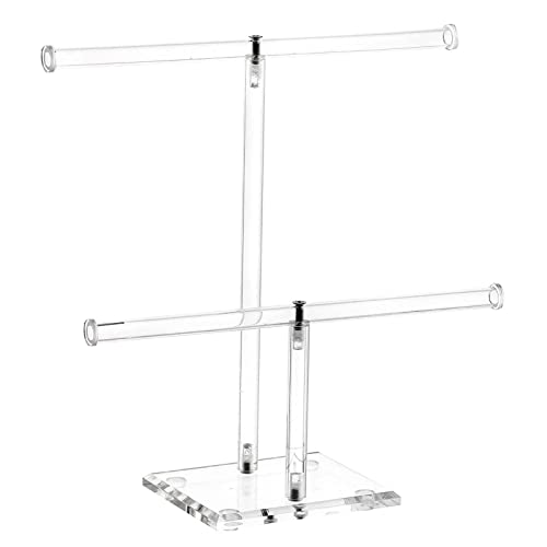 LLINthy 2-stufige Acryl Klare Haarbandhaar Reifen Ohrringe Ausstellungsständer Für Mädchen Frauen Stirnbandhalter Arbeitsplatte Haarband Acrylständer Für Mädchen Frauen LLINthy 2-stufige Acryl Klare Haarbandhaar Reifen Ohrringe Ausstellungsständer Für Mädchen Frauen Stirnbandhalter Arbeitsplatte Haarband Acrylständer Für Mädchen Frauen von LLINthy