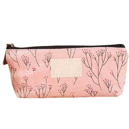 LLINthy Blumenstiftkoffer Tragbarer Stiftbeutel Canvas Bleistiftbox Schullieferungen Zum Organisieren Von Stiftmarkierungen Und Zubehör Blumenbeutel Hülle Tragbare Box Beutel von LLINthy