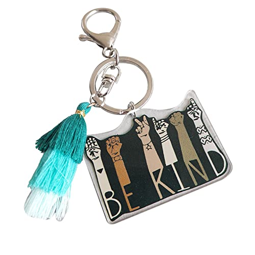 LLINthy Bunte Quasten Charme Schlüsselbund Für Frauen Tasche Anhänger Keychain Quasten Ornamente Einzigartige Geschenkparty Quasten Keychain von LLINthy