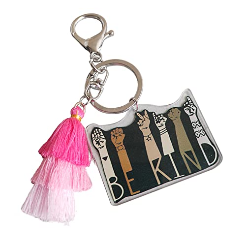 LLINthy Bunte Quasten Charme Schlüsselbund Für Frauen Tasche Anhänger Keychain Quasten Ornamente Einzigartige Geschenkparty Quasten Keychain von LLINthy