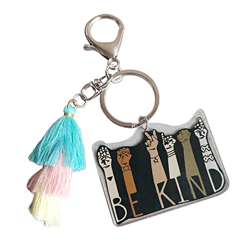 LLINthy Bunte Quasten Charme Schlüsselbund Für Frauen Tasche Anhänger Keychain Quasten Ornamente Einzigartige Geschenkparty Quasten Keychain von LLINthy