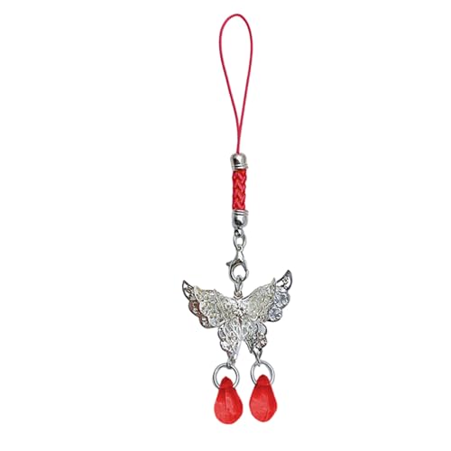 LLINthy Butterfly Anhänger Vielseitige Dekoration Mode Keychain Mobiltelefon Zubehör Eleganter Telefonschmuck Für Telefontaschen Eleganter Schmuck von LLINthy