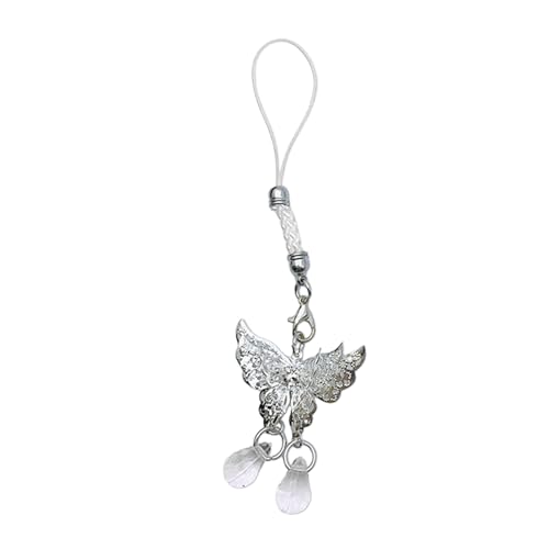LLINthy Butterfly Anhänger Vielseitige Dekoration Mode Keychain Mobiltelefon Zubehör Eleganter Telefonschmuck Für Telefontaschen Eleganter Schmuck von LLINthy
