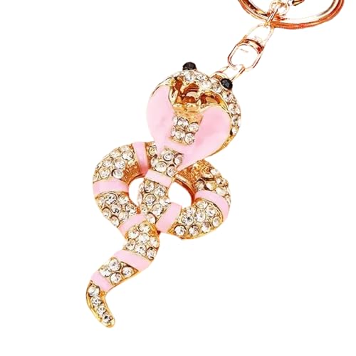 LLINthy Einzigartige Schlangenschlüsselkettenbeutel Ornament Mode Bag Anhänger Geldbeutel Schlüsselkettenlegungslegierung Textur Geeignet Für Schlangenliebhaber Jahr des Schlangengeschenks von LLINthy