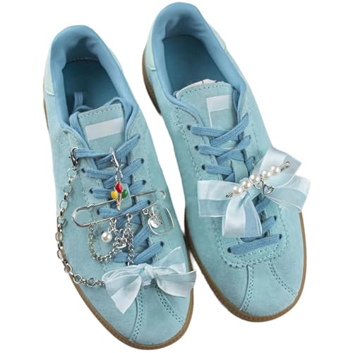 LLINthy Elegante Perlen Bowknot Schuhklammern Shoelace Charm Schuhe Schnalle Dekoration Set Für Frauen Mädchen Sneakers Schuhe Verbesserung Schuhverbesserungen LLINthy Elegante Perlen Bowknot Schuhklammern Shoelace Charm Schuhe Schnalle Dekoration Set Für Frauen Mädchen Sneakers Schuhe Verbesserung Schuhverbesserungen von LLINthy