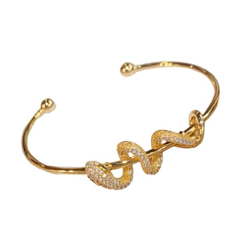 LLINthy Exquisite Armreif Elegante Schlange Open Armband Mode Handgelenk Schmuck Eleganter Schlangenschmuck Geeignet Für Mode Damen Schlangenschmuck Geeignet LLINthy Exquisite Armreif Elegante Schlange Open Armband Mode Handgelenk Schmuck Eleganter Schlangenschmuck Geeignet Für Mode Damen Schlangenschmuck Geeignet von LLINthy