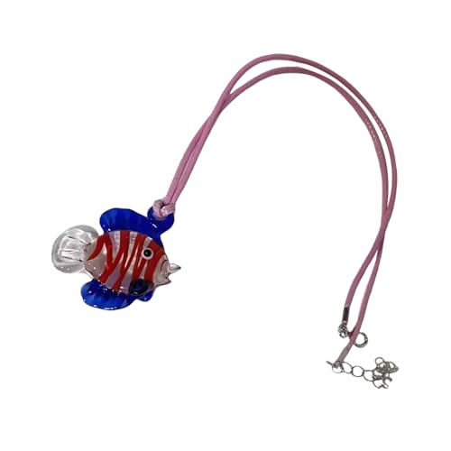 LLINthy Fischcharme Halskette Einzigartige Halskette Multifauntal Neck Schmuck Anhänger Halskette Für Frauen Die Markante Stile Suchen. Mode Frauen Halskette von LLINthy