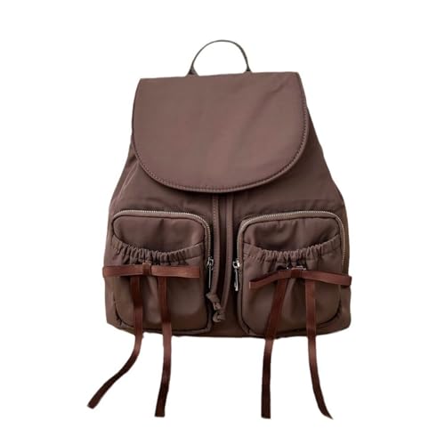 LLINthy Frauen Mädchen Süßer Bogenknoten Doppeltaschen Umhängetasche Koreanische Lässige Feste Farbe Rucksack Großer Kapazitätsschule Große Kapazität Rucksack LLINthy Frauen Mädchen Süßer Bogenknoten Doppeltaschen Umhängetasche Koreanische Lässige Feste Farbe Rucksack Großer Kapazitätsschule Große Kapazität Rucksack von LLINthy