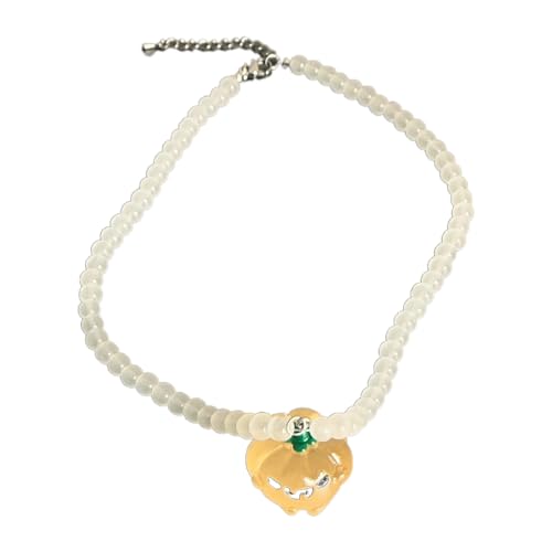 LLINthy Halloween Perlen Halskette Halloween Themenbezogene Hänge Hals von LLINthy