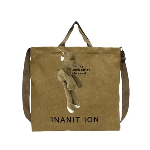 LLINthy Lässige Canvas Umhängetaschen Delicate Crossbody Bag Top Taschen Mit Verstellbarem Riemen Geeignet Für Verschiedene Anlässe Multi Funktionaler Reisetasche von LLINthy
