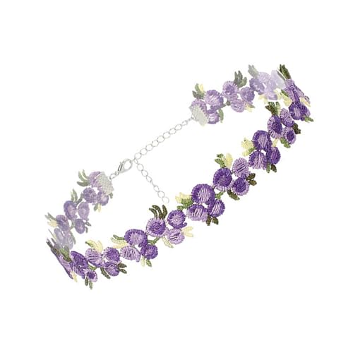 LLINthy Mehrzweckweiche Touch Blumen Spitzen Halskette Tragbares Accessoire Für Frauengeschenke Um Jedes Outfit Elegant Vielseitig Zu Verbessern Choker LLINthy Mehrzweckweiche Touch Blumen Spitzen Halskette Tragbares Accessoire Für Frauengeschenke Um Jedes Outfit Elegant Vielseitig Zu Verbessern Choker von LLINthy