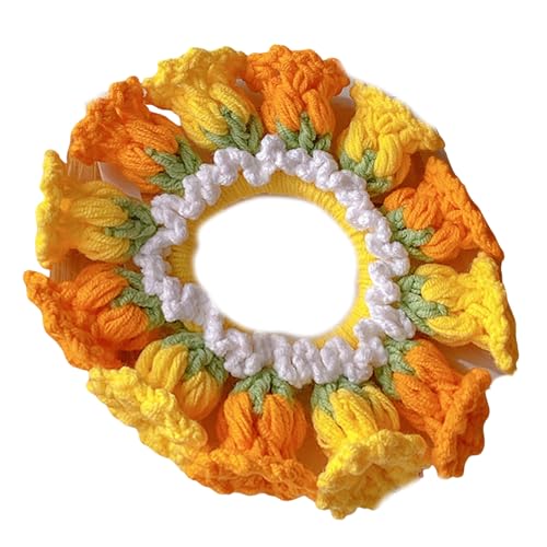 LLINthy Mode Häkelkopfverpackung Mit Einzigartigen Blumenmuster Designs Tragbares Accessoire Für Trendige Frauen Und Mädchen Haarband Für Hochzeiten von LLINthy