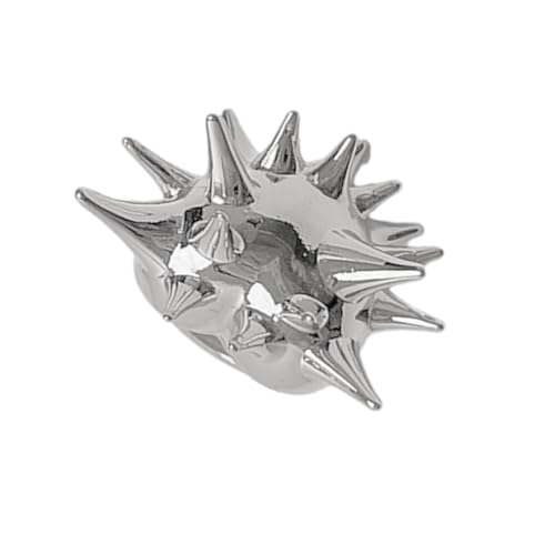 LLINthy Mode Legierte Seeigel Spikes Ringe Gold/Silber Farbfingerschmuck Mode Accessoire Für Partys Und Tägliche Tragen Einzigartiger Modering von LLINthy