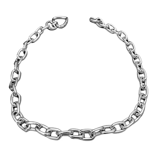 LLINthy Mode Statement Stücke Robuste Leichtmetallkette Mit Liebe Herz Anhänger Accessoire Für Partyvorräte Und Lässige Aussehen Robuste Fade Resistente Halskette von LLINthy