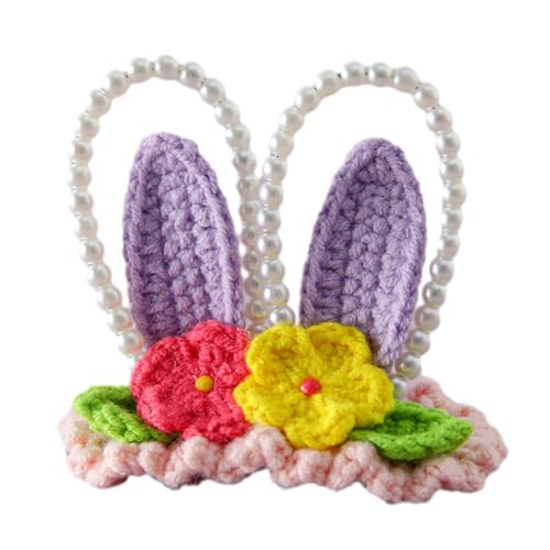 LLINthy Modische Baby Haarzubehör Gestrickt Wollhaar Clip Mit Niedlichen Ohren Cartoon Kaninchen Ohr Stricke Kleinkind Haarnadel Cartoon Kleine Mädchen Haarnadeln von LLINthy