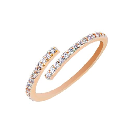 LLINthy Modische Legierungsringe Für Männer Und Frauen Verstellbare Fingerringe Accessoires Handgefertigt Unregelmäßige Geometrische Eröffnungsringe Einzigartige Geschenk Für Sie von LLINthy