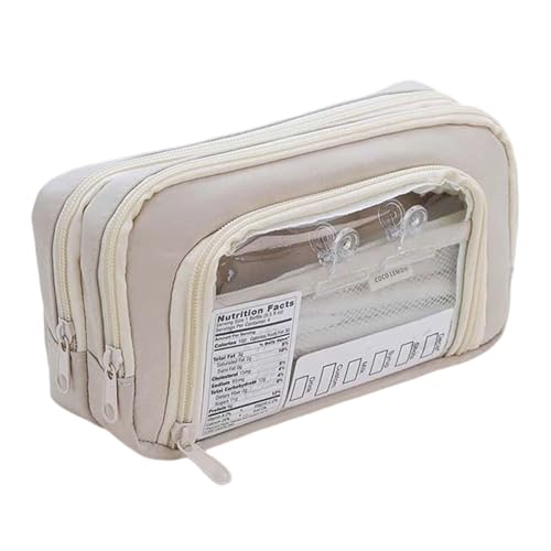 LLINthy Multi Layered Bencil Case Hohe Kapazität Bleistiftbeutel Marker Organisatoren Beutel Kunstversorgungen Beutel Reisekosmetikbeutel Geräumig Für Studenten von LLINthy