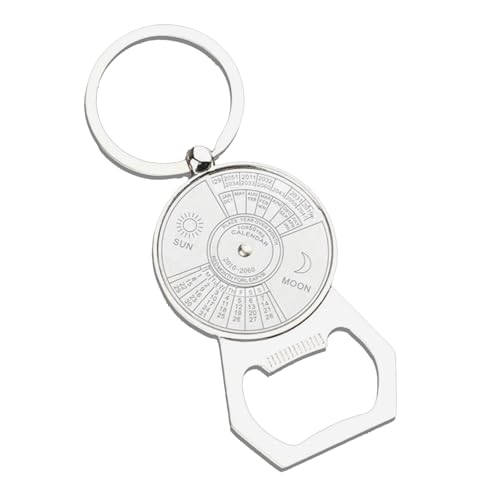 LLINthy Multifunktional Perpetuales Kalender Schlüsselbund Charm Designs Für Reisende Und Einzelne Suchen Sie EIN Einzigartiges Zubehör Tragbarer Kalender Keychain von LLINthy