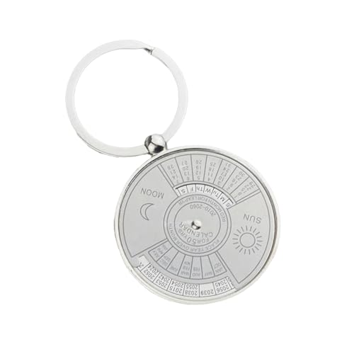 LLINthy Multifunktional Perpetuales Kalender Schlüsselbund Charm Designs Für Reisende Und Einzelne Suchen Sie EIN Einzigartiges Zubehör Tragbarer Kalender Keychain von LLINthy