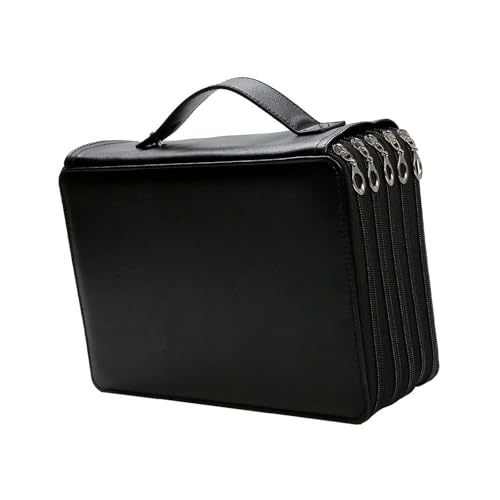 LLINthy Multifunktionale Große Bleistiftkoffer 252 Kompartimente Reißverschluss Mit Hoher Kapazität Organisatoren Für Mädchen Jungen Erwachsene Teenager Zeichnung Haltertasche von LLINthy