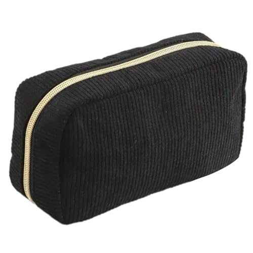 LLINthy Multifunktionaler Cord Bleistiftbeutel Große Kapazität Bleistift Hülle Tragbare Stiftbeutel Stift Organisatoren Taschen Make Up Tasche Cord Make Up Beutel von LLINthy