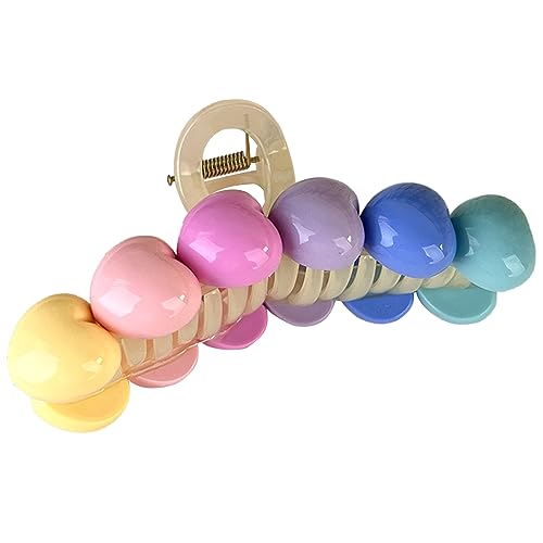 LLINthy Niedliche Sternherzhaar Clip Klauen Klammern Haare Barrettes Kopfbedeckung Große Haarnadel Krabbenharz Nicht Schlupf Kiefer Haarzubehör Haarklaue LLINthy Niedliche Sternherzhaar Clip Klauen Klammern Haare Barrettes Kopfbedeckung Große Haarnadel Krabbenharz Nicht Schlupf Kiefer Haarzubehör Haarklaue von LLINthy