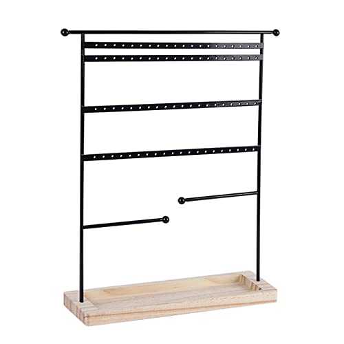 LLINthy Ohrringhalter Display Schmuckhalter Ständer 6 Halskette Holzschale Ohrring Für Frauen Girl Geschenke Ohrringhalter Für Mädchen Halskette Und Ohrringhalter LLINthy Ohrringhalter Display Schmuckhalter Ständer 6 Halskette Holzschale Ohrring Für Frauen Girl Geschenke Ohrringhalter Für Mädchen Halskette Und Ohrringhalter von LLINthy