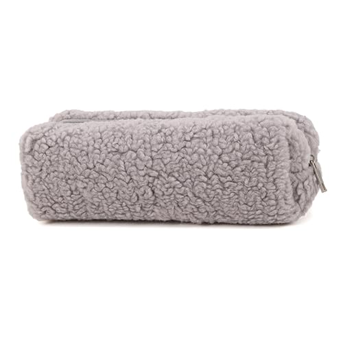 LLINthy Plüsch Bleistiftkoffer Großer Kapazität Reißverschluss Bleistift Gehäuse Fall Stiftstiftbeutel Make Up Tasche Für Mädchen Frauen Büroschule Reiseballhalter Inhaber von LLINthy