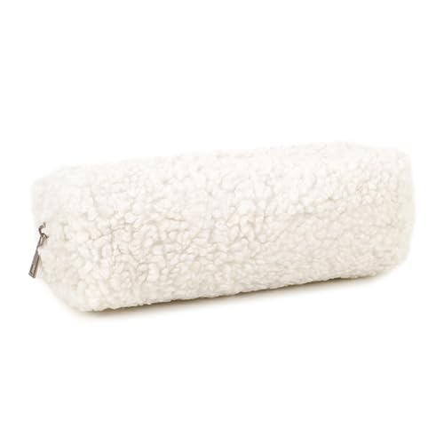 LLINthy Plüsch Bleistiftkoffer Großer Kapazität Reißverschluss Bleistift Gehäuse Fall Stiftstiftbeutel Make Up Tasche Für Mädchen Frauen Büroschule Reiseballhalter Inhaber von LLINthy