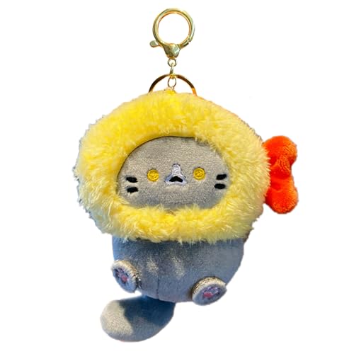 LLINthy Plüschkatzen Spielzeug Keychain Delikat von LLINthy
