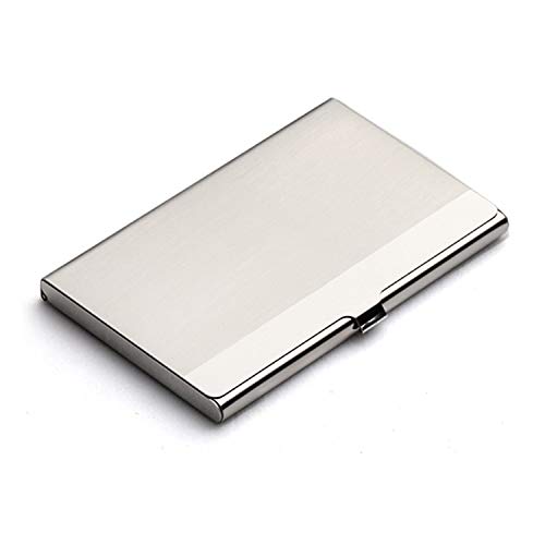 LLINthy Professionelle Visitenkartenkoffer Metal Names Card Case Businessorganisatoren Taschen Geldbeutel Für Männer Frauen Display Ständer von LLINthy