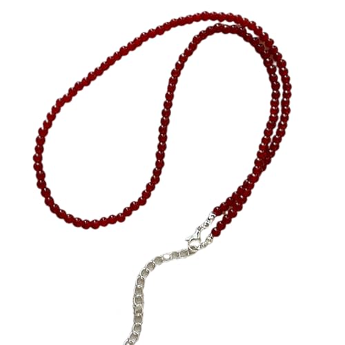 LLINthy Raffinierte Wasserperlenkette Halskette Mit Achaten Lieben Herzperlen Accessoire Für Weibliche Schmuckliebhaber Trendy Schmuck Für Frauen von LLINthy