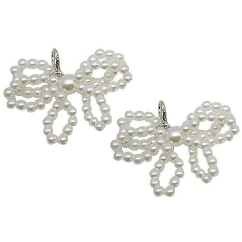 LLINthy Set Von 2 Zarten Schuhanhänger Stilvolle Bogenknoten Anhänger Modeschlüssel Zauberer Einzigartiger Beutel Anhänger Für Schuhbag Schuhanhänger Geeignet von LLINthy