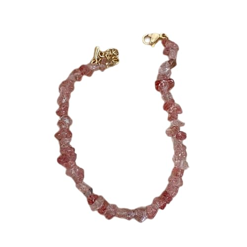 LLINthy Stylische Handgefertigte Turmalinen Armband Für Frauen Natursteinschmuck Baroques Designs Für Party Oder Hochzeit Tägliches Kleidung Armband von LLINthy